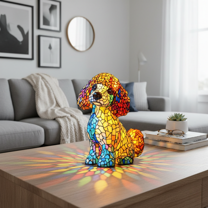 Poodle Sentado