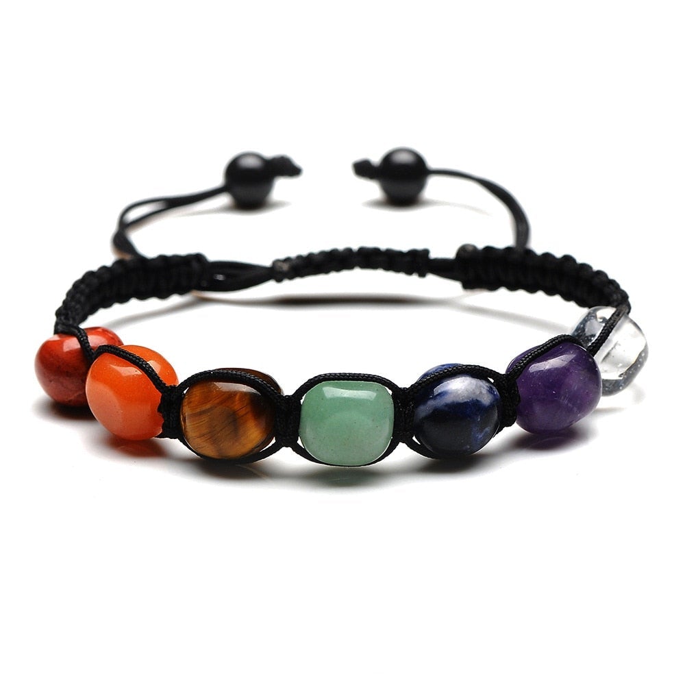 Pulsera de riqueza hecha a mano con piedras naturales mágicas