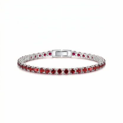 Pulsera de tenis | Oro blanco