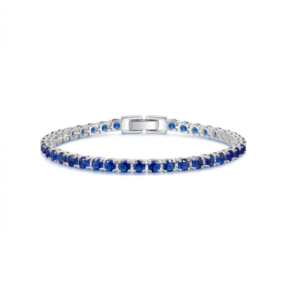 Pulsera de tenis | Oro blanco