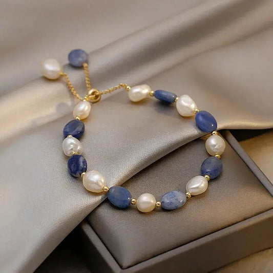 Pulsera elegante de margaritas oceánicas