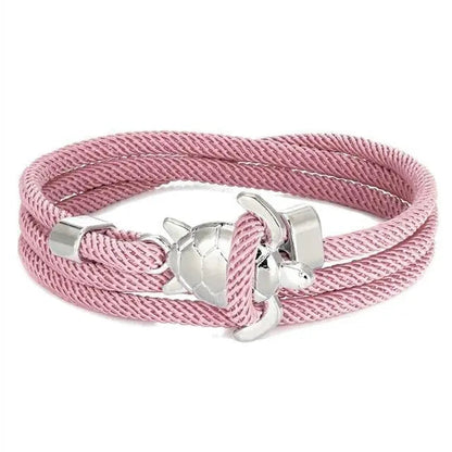 Pulsera hecha a mano con tortuga marina