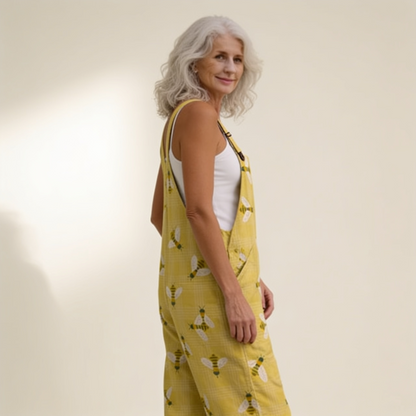 Rebecca | Overol con motivo de sol y abejas