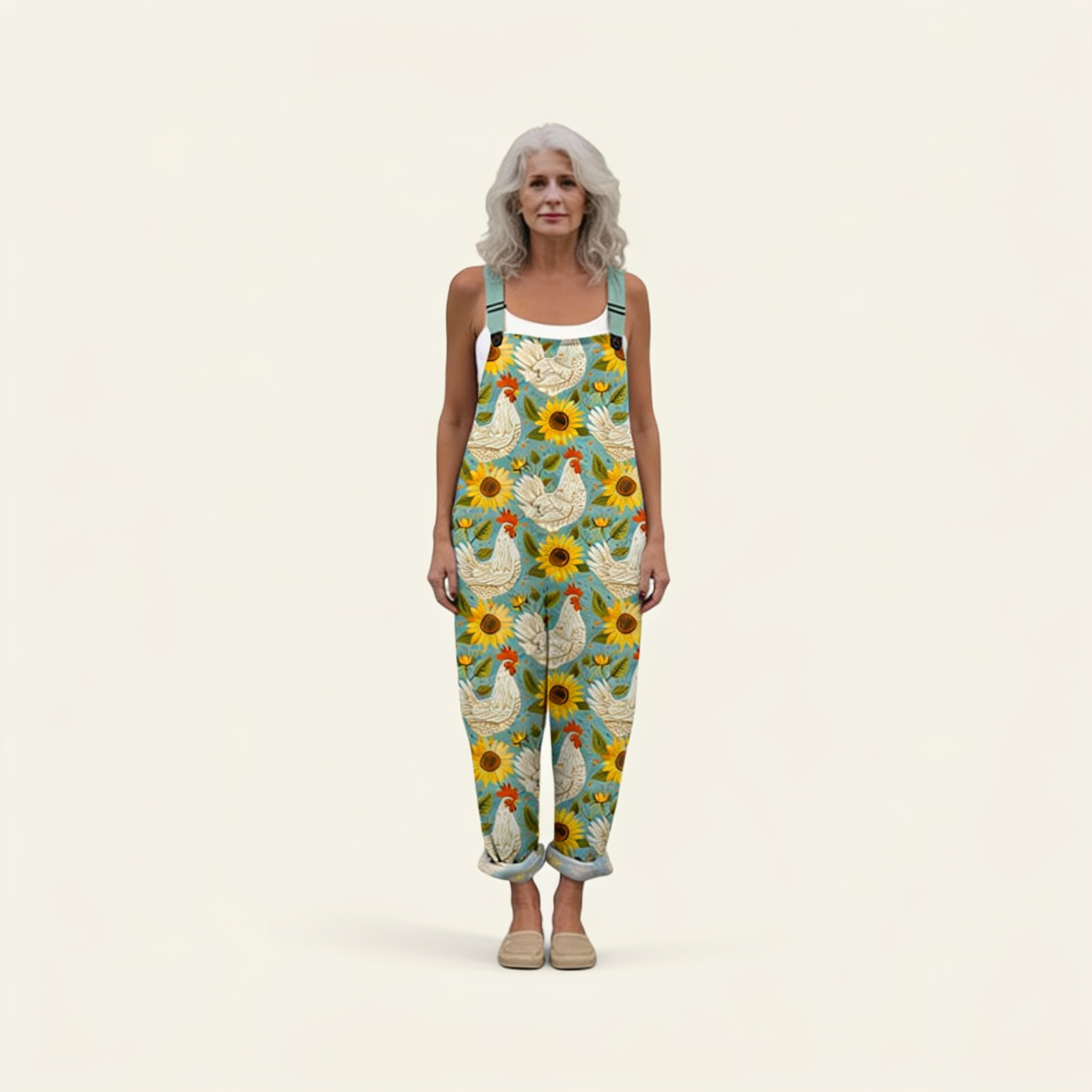 Rebecca | Overol con radiantes girasoles de campo