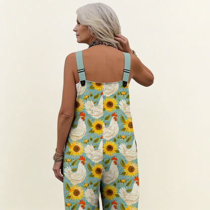Rebecca | Overol con radiantes girasoles de campo