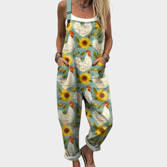 Beatriz | Overol con girasoles