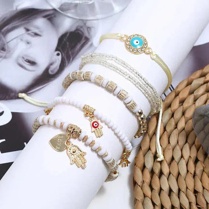 Set de pulseras Hamsa