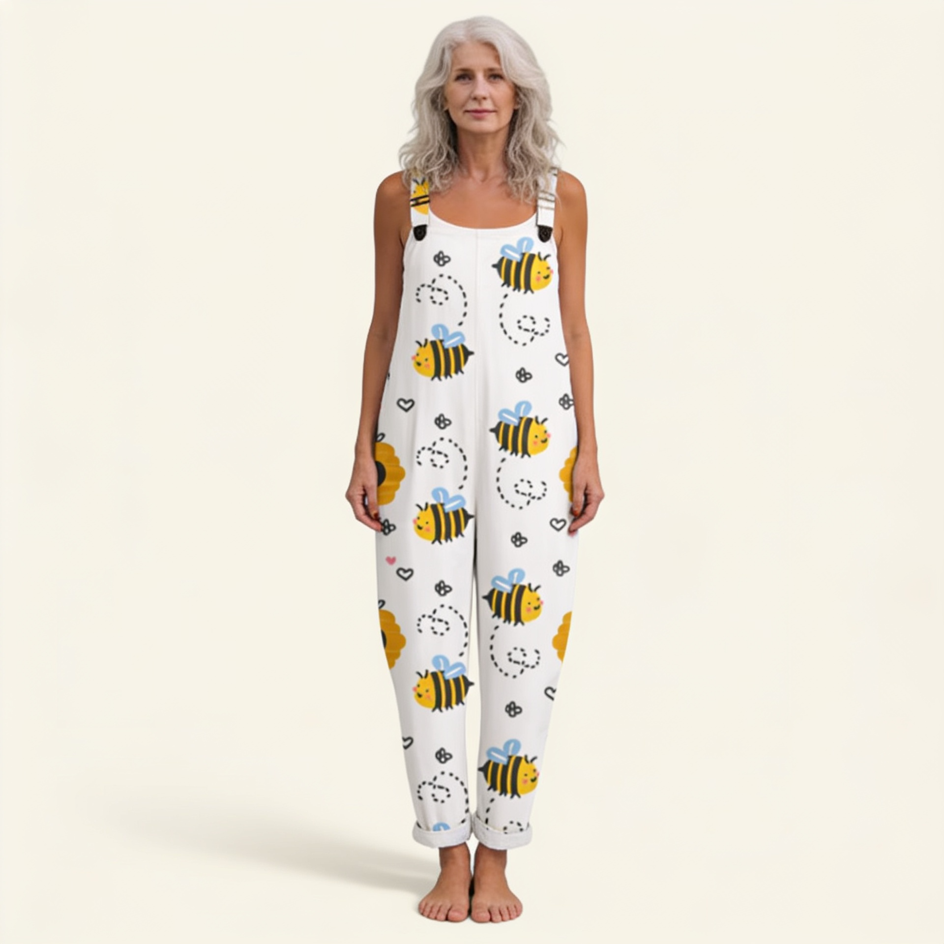 Stella | Overol con abejas de campo brillantes