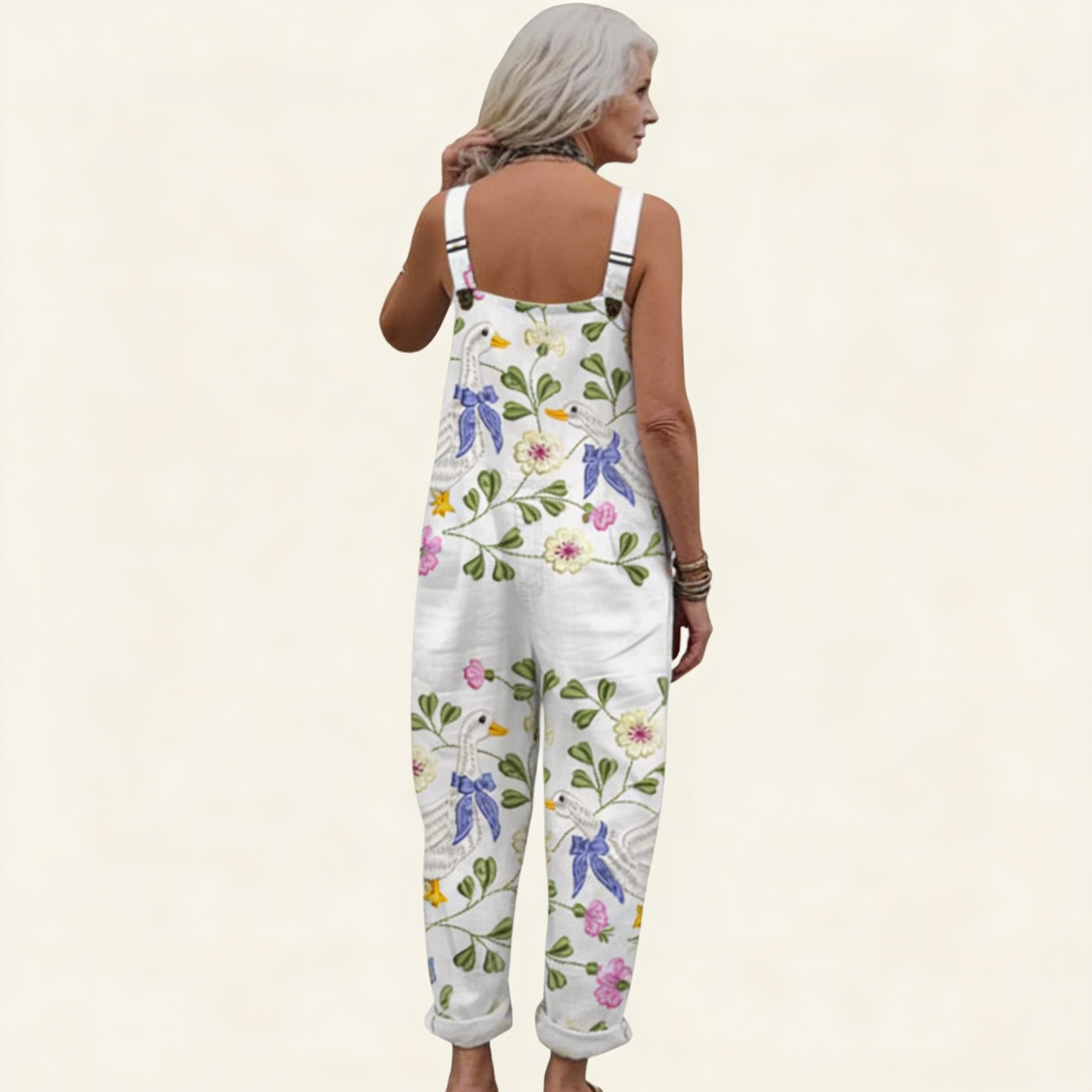 Zara | Overol con cisnes florales delicados