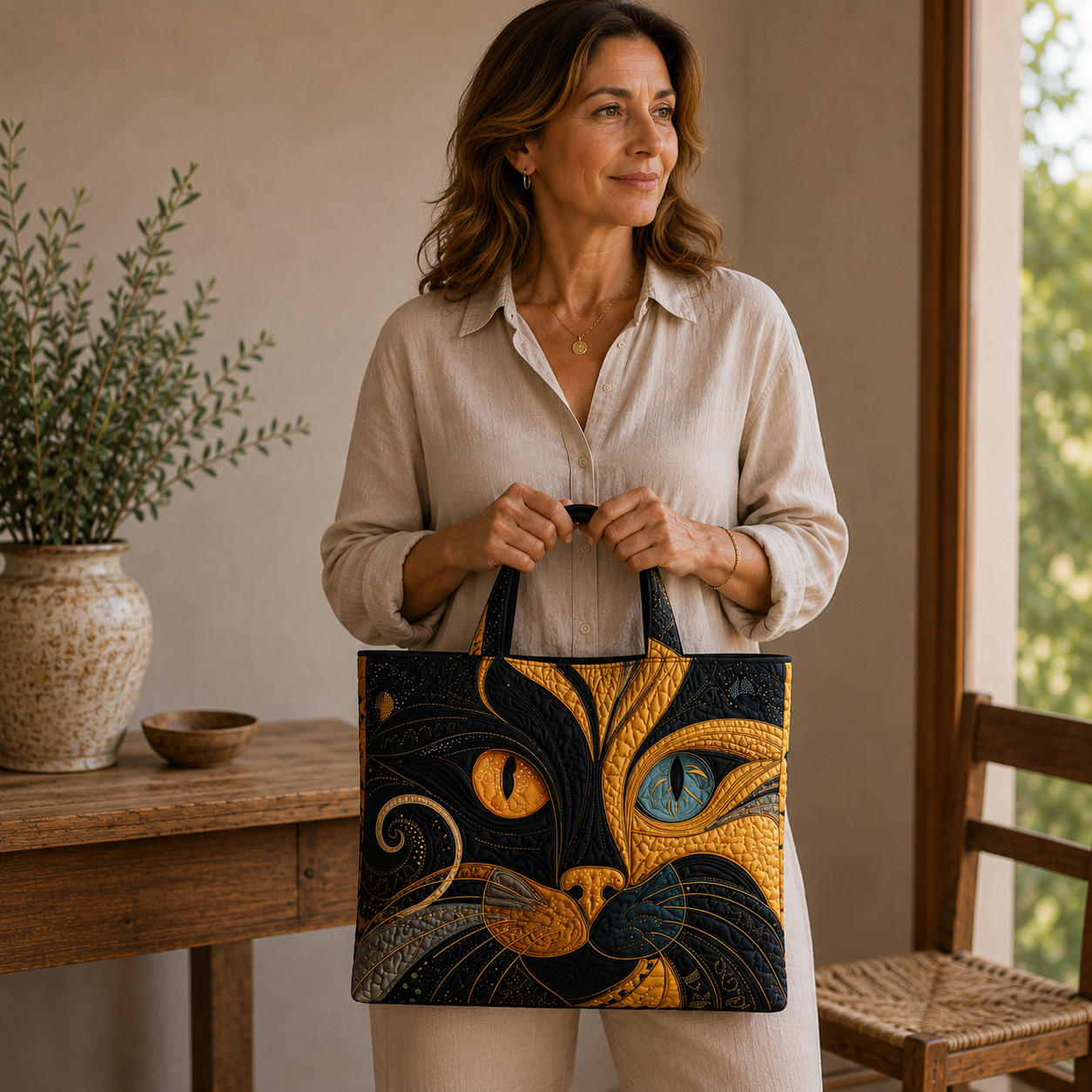 Bolsa Artesanal | Gato Misterioso