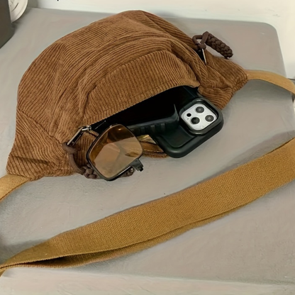 Bára | Manšestrová crossbody kabelka