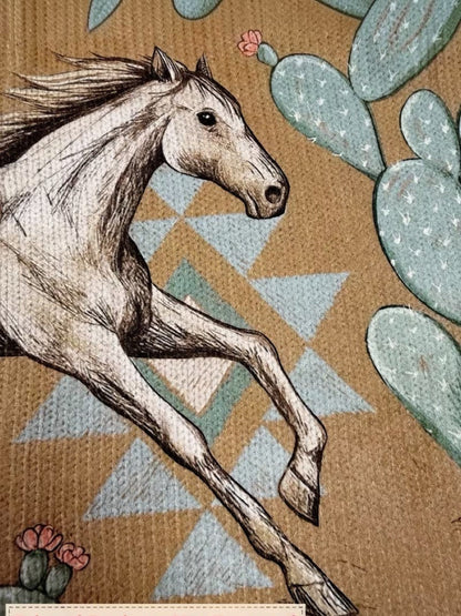 Camila™ | Cárdigan con caballos y cactus