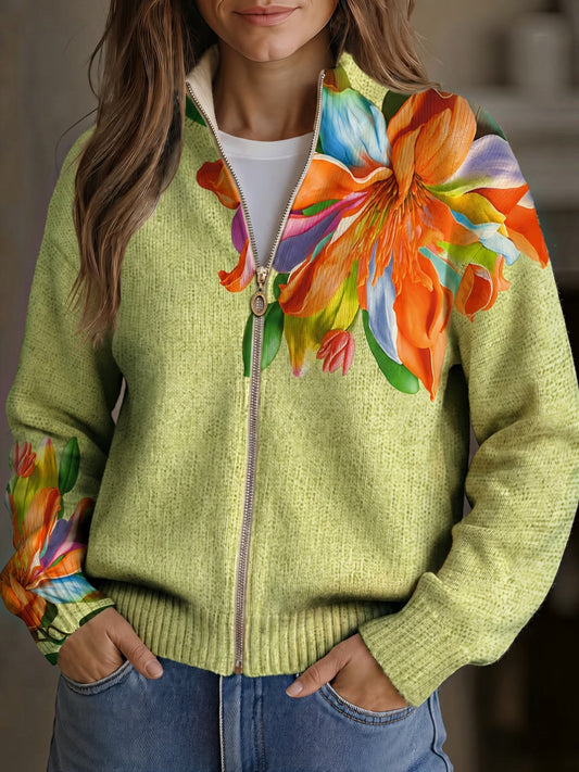 Regina™ | Cárdigan con lirios multicolores