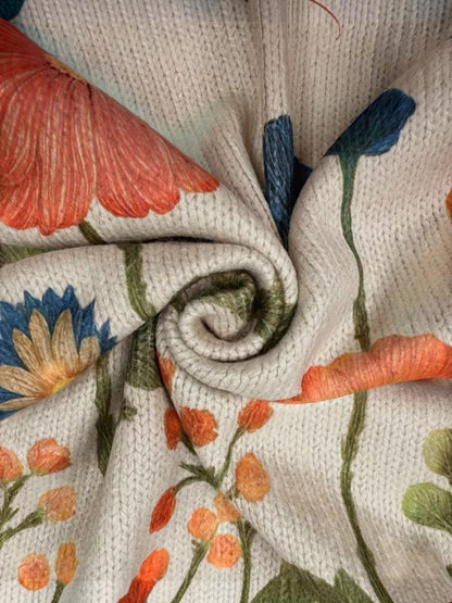 Natalia™ | Cárdigan con flores silvestres