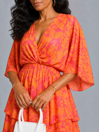 Naranja y rosa